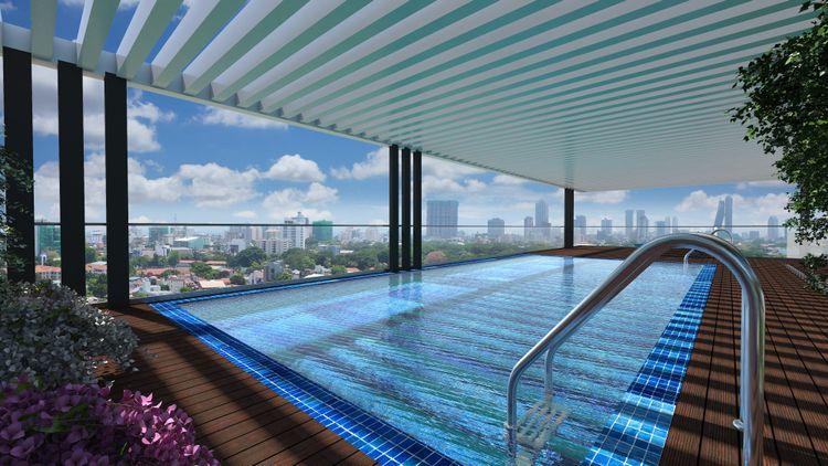 aurum-skyline-residencies-pool කොළඹ 5