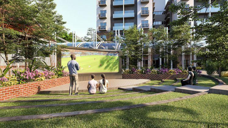 canterbury garden outdoor cinema area Piliyandala