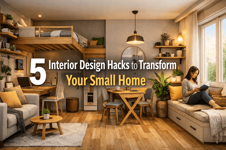 5 Interior Design Hacks to Transform Your Small Home 5 Interior Design Hacks to Transform Your Small Home